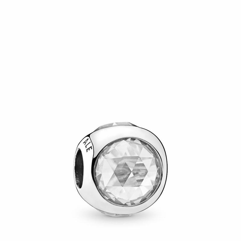 Pandora Radiant Droplet Charm Ireland - Sterling Silver/Cubic Zirconia - 120384NUZ